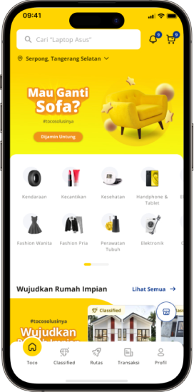 toco homepage iphone