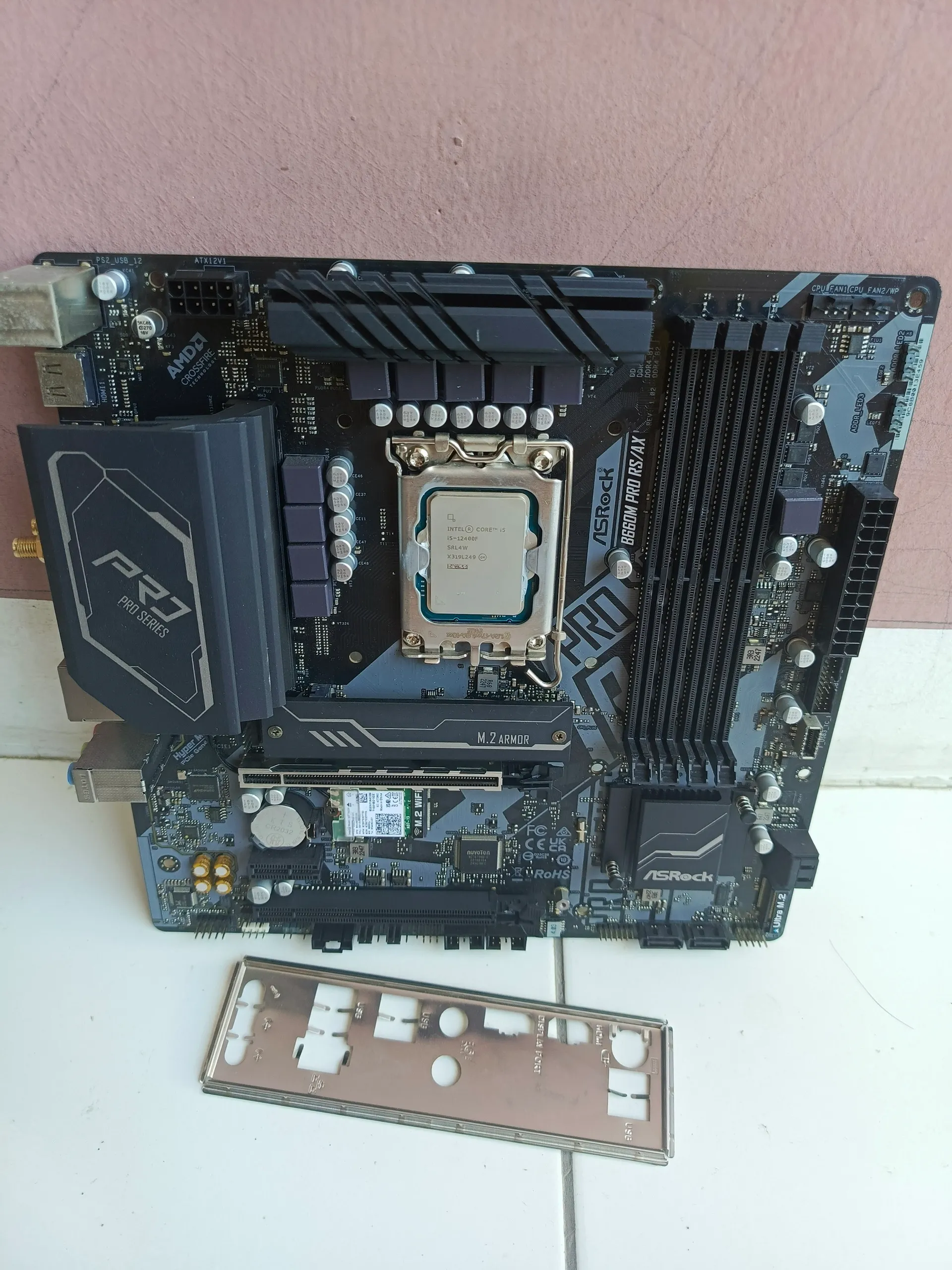 Jual Paketan i5 12400F dan Asrock B660M Pro RS/AX Garansi…