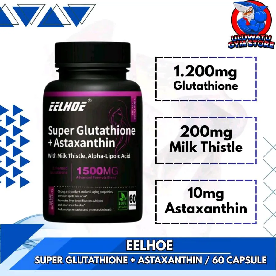 eelhoe super glutathione astaxanthin Jual Eelhoe USA SUPER GLUTATHIONE + ASTAXANTHIN With Milk…