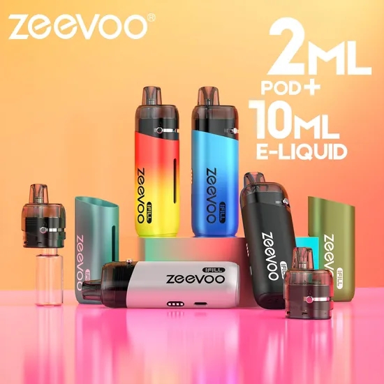 Jual Pod Vape Zeevoo 2ml Isi Ulang dengan 10ml E-Liquid…