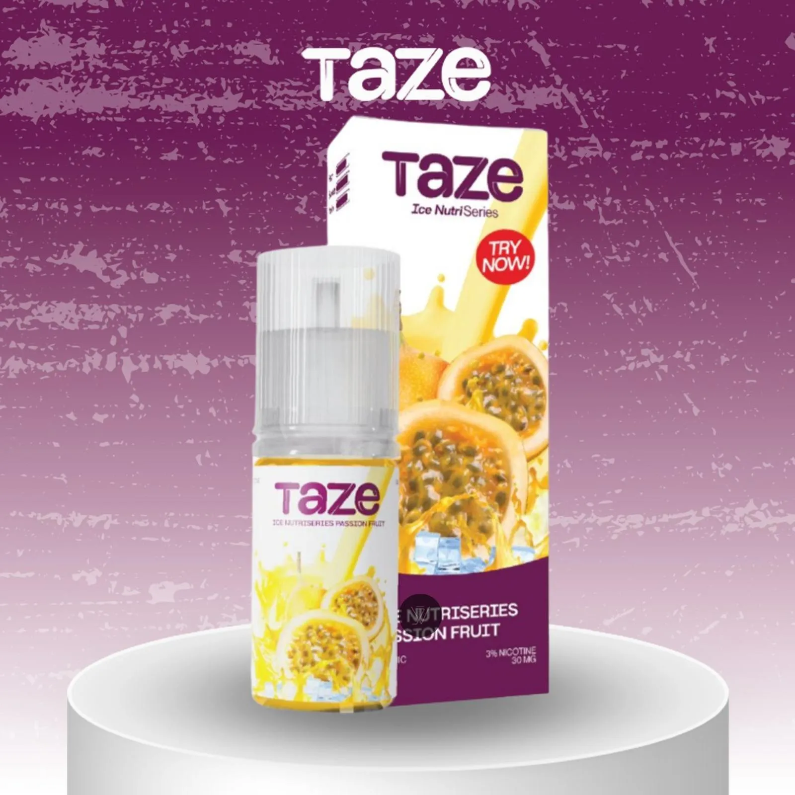 Jual Taze Ice Nutriseries Passion Fruit Salt Nic 30MG 30ML…