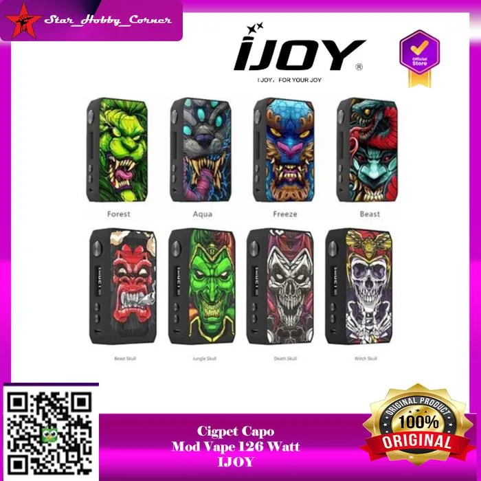 ijoy cigpet capo box mod 126w IJOY Cigpet Capo 126W Box Mod main image 0